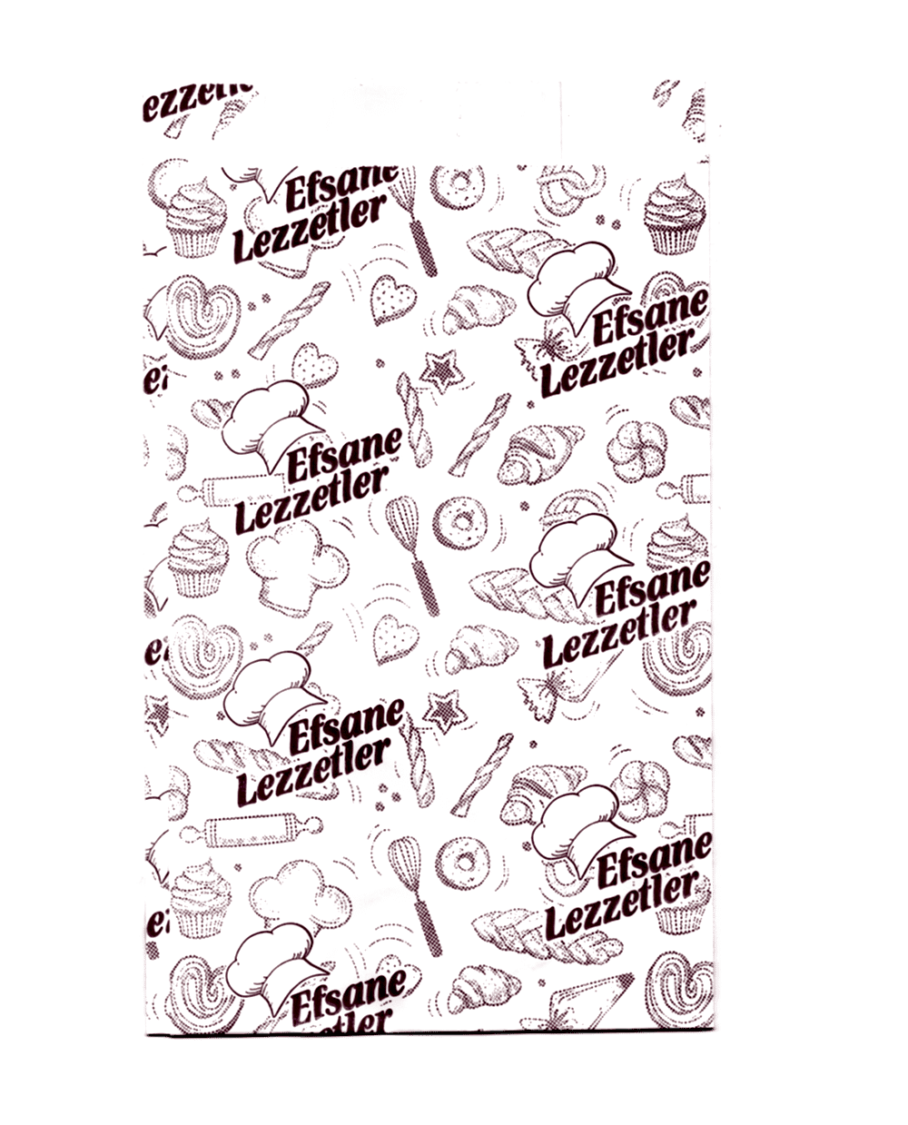 Tost Kese Kağıdı Efsane Lezzetler 12x21 cm - Görsel 2